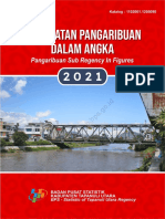 Kecamatan Pangaribuan Dalam Angka 2021