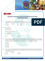 Razones, Proporciones, Promedios, Magnitudes Proporcionales: Tema 1