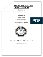 Political History of Chhattisgarh: Hidayatullah National Law University