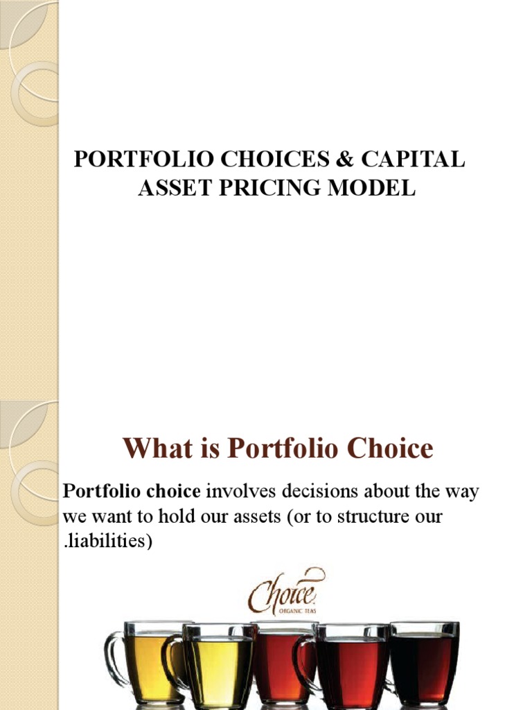 Investment Risk & Pricing Models | PDF | Capital Asset Pricing Model ...