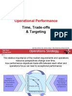 Operational Performance: Time, Trade-Offs & Targeting