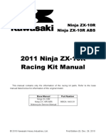 2011 Ninja ZX-10R Racing Kit Manual