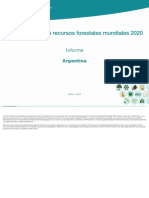 Argentina Informe FAO Bosques 2020