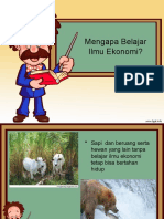 1 - Mengapa Belajar Ekonomi