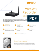 Wireless Recorder: 4/8-Channel Wi-Fi NVR