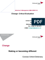 WK 7 Change - Critical Evaluation HRM11112 v2