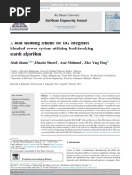 A Load Shedding Scheme For DG Integrated Islanded Power System Utilizing Backtracking Search Algorithm