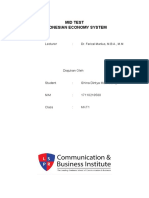 MID TEST - Ghina Dintya Maulidianty - Indonesian Economy System - 17110210580