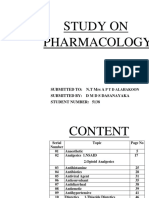 Study On Pharmacology .