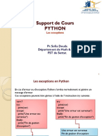 Python - Les Exceptions