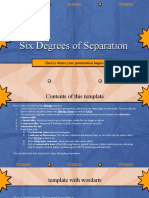 Six Degrees of Separation by Slidesgo