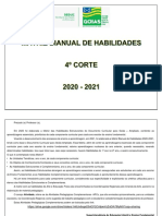 Matriz Bianual de Habilidades 2020-2021 Ensino Fundamental 4º Corte