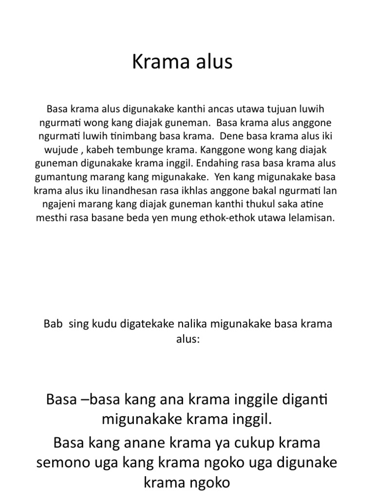 Krama Alus PDF
