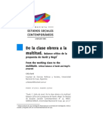 De la clase obrera a la multitud. Balance crítico de la propuesta de Hardt y Negri