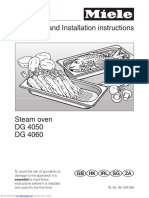 Miele Steam Oven Manual