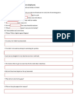 I. Put The Verbs Into The Correct Form (Simple Past)