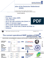 Global Impact Studies at The Deutscher Wetterdienst (DWD) : Alexander - Cress@dwd - de