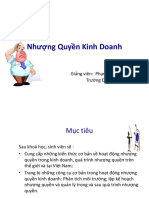 Slide Nhượng Quyền