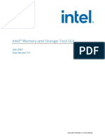 Intel® Memory and Storage Tool GUI