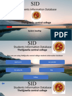 Students Information Database: Thelijjawila Central College