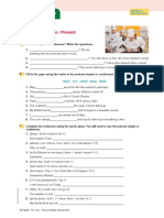 Worksheet 1: Unit 1: Present Simple / Present Continuous