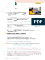 Worksheet 2: Unit 1: Past Simple / Past Continuous