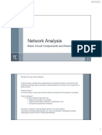 Network Analysis: Basic Circuit Components and Theorems