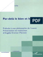 (Commentaires Philosophiques) Kremer-Marietti, Angèle - Nietzsche, Friedrich - Par-Delà Le Bien Et Le Mal - Prélude À Une Philosophie de l'avenir-L'Harmattan (2006)