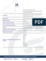 Project Structural Organisation and Immunohistochemistry of The Human Intrinsic Cardiac Nervous System