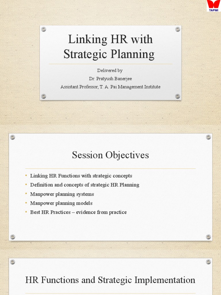 Strategic HR Planning Insights | PDF | Human Resource Management ...