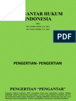 Pengantar Hukum Indonesia Materi Uts