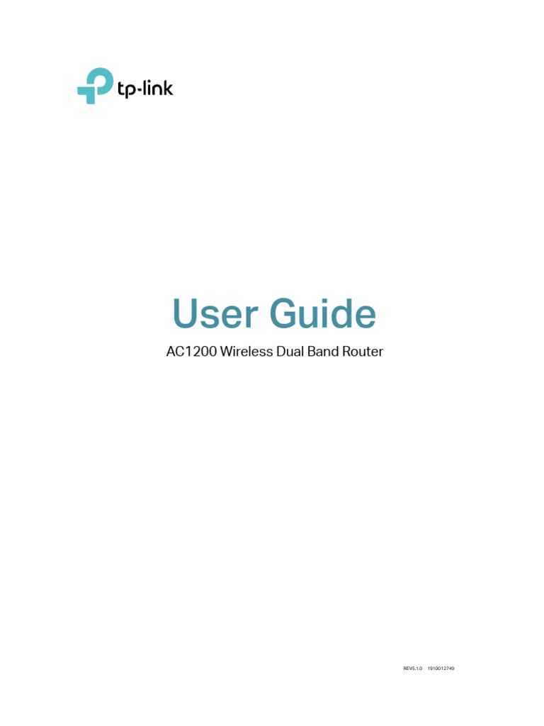 User Guide: AC1200 Wireless Dual Band Router | PDF | Ip Address | Wi Fi