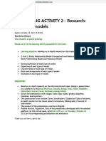 LEARNING ACTIVITY 2 - Research: Database Models: Instructions