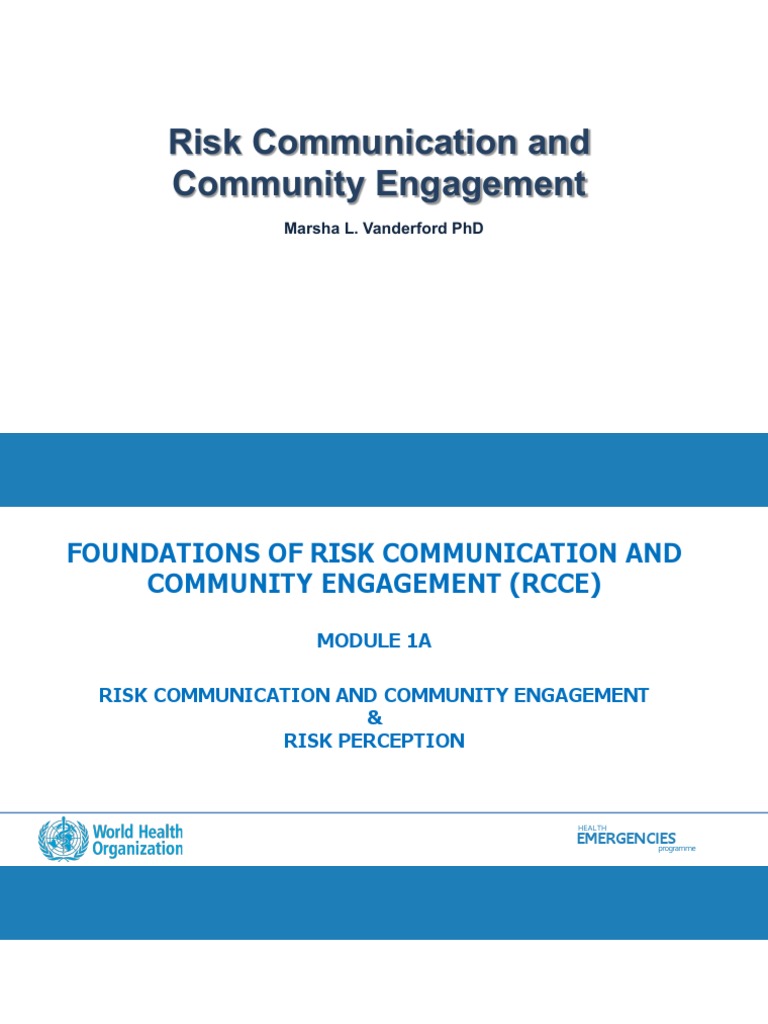 RCCE COVID-19 Module 1 Part A | PDF | Risk | Risk Management