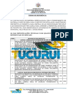 Termo de Referência Manutenção de Centrais de Ar