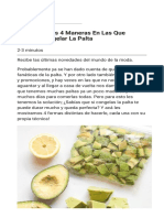 Estas Son Las 4 Maneras en Las Que Puedes Congelar La Palta