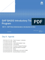 Sap Basis Introductory Training Program Day9