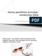 Akinių Parinkimo Principai, Korekciniai Lęšiai