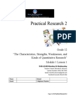 12 - 1 Practical Research 2 Module CR