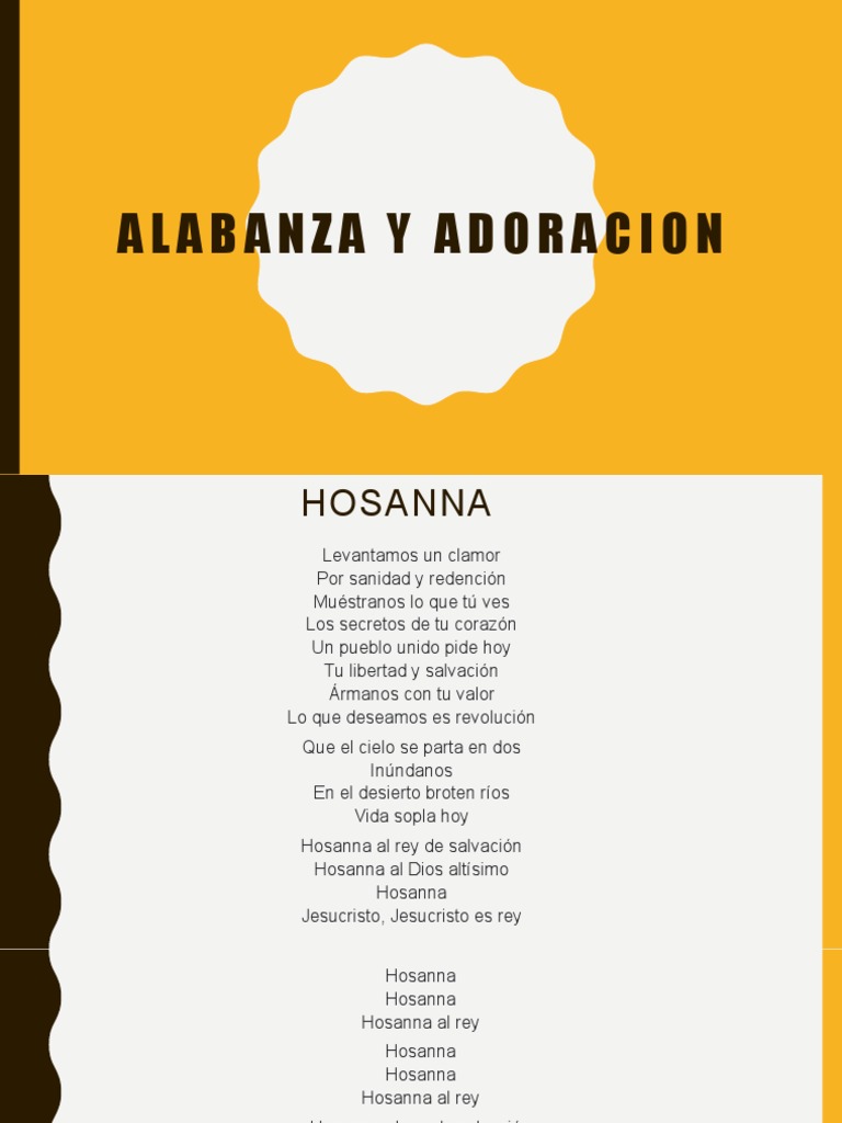 Alabanza Y Adoracion Pdf Espíritu Santo Salvación