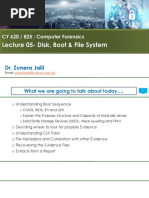 CF Lecture 05-Disk Boot and File System