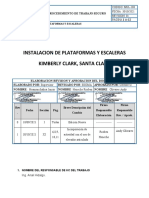 Procedimiento INSTALACION DE PLATAFORMAS Y ESCALERAS