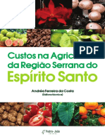 Livro Custos Agricultura Serrana Costa