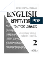 English. Repetytorium Tematyczno-Leksykalne. Część 2 by Cieślak Małgorzata.