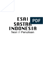 Adoc - Pub - Esai Sastra Indonesia Teori Dan Penulisan Oleh Ant