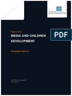 Response Paper - MEDIA AND CHILDREN DEV Anandes