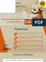 Pertemuan 7 - Sistem Bilangan Real