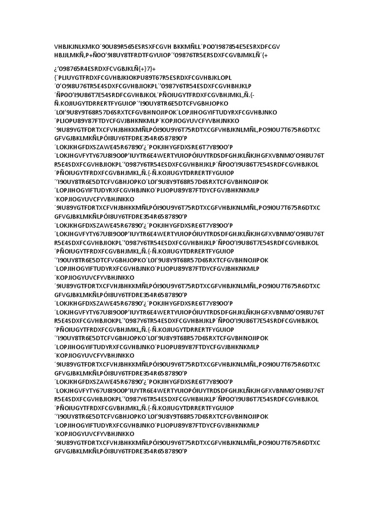 Random Character String Analysis | PDF | Technology & Engineering