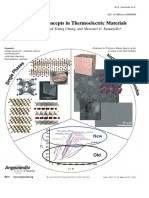 New and Old Concepts in Thermoelectric Materials: Reviews