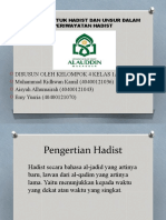 Bentu-Bentuk Hadist Dan Unsur Dalam Periwayatan Hadist